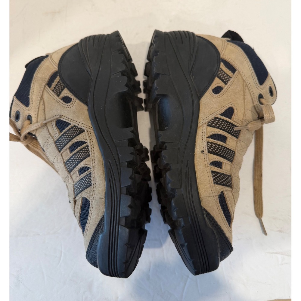 Nevados Womens Tan and Black Lace Up Chunky Lug Sole Hiking Sneaker Boots Sz 7.5 - Picture 4 of 10